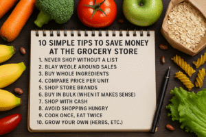 Amo Tofu - 10 Simple Tips to Save Money at the Grocery Store Without Sacrificing Nutrition