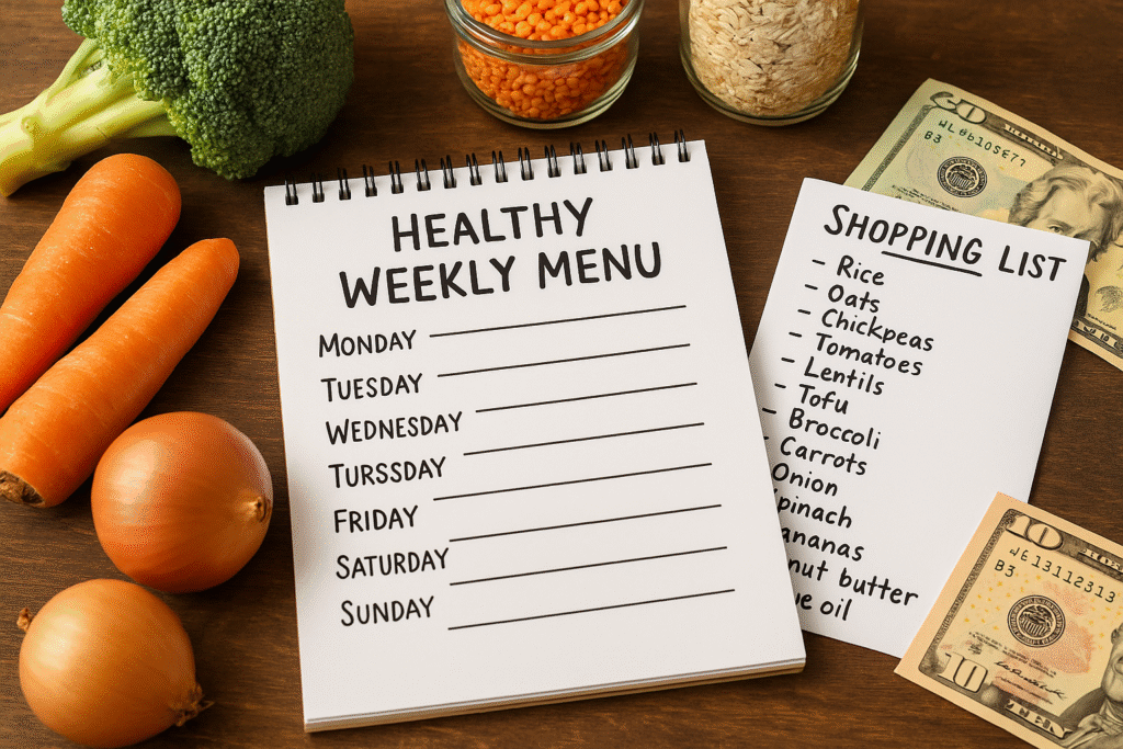 How to Plan a Healthy Weekly Menu Without Breaking the Bank - Amo Tofu